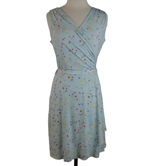41 Hawthorn Dresses & Skirts - Stitch Fix 41 Hawthorn NWT Kaylee Blue Floral Surplice Dress Size Small